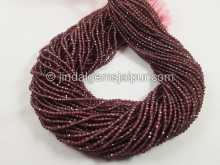 Rhodolite Garnet Micro Cut Round Beads